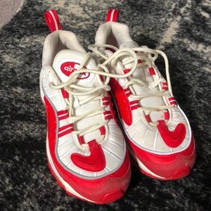 Nike Air Max 98 Red White GS Size 5.5Y Youth Sneakers